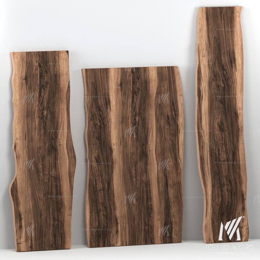 Wooden slabs